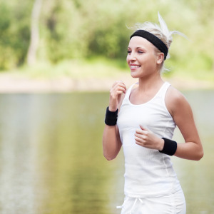 active woman jogging