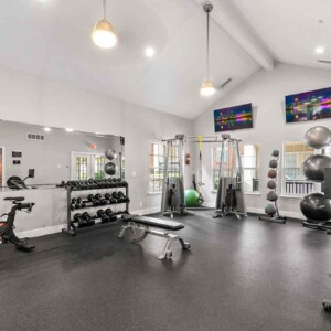 fitness center free weights