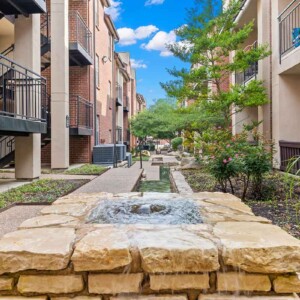 courtyard with waterfountain