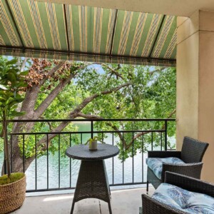 balcony view of lake