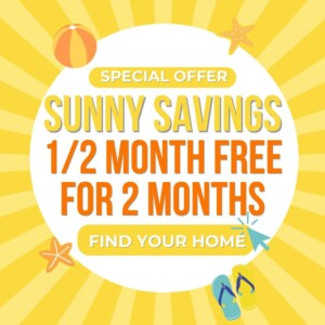1/2 month free for 2 months