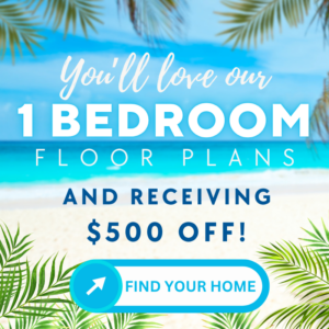 June Special - You'll love our 1 bedroom floorplans and receiving $500 off